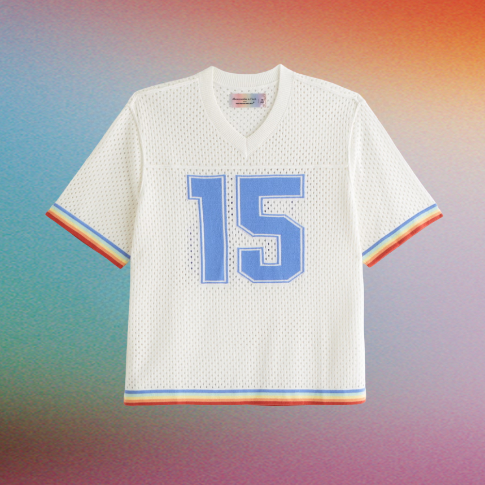 Pride Abercrombie white colorful background