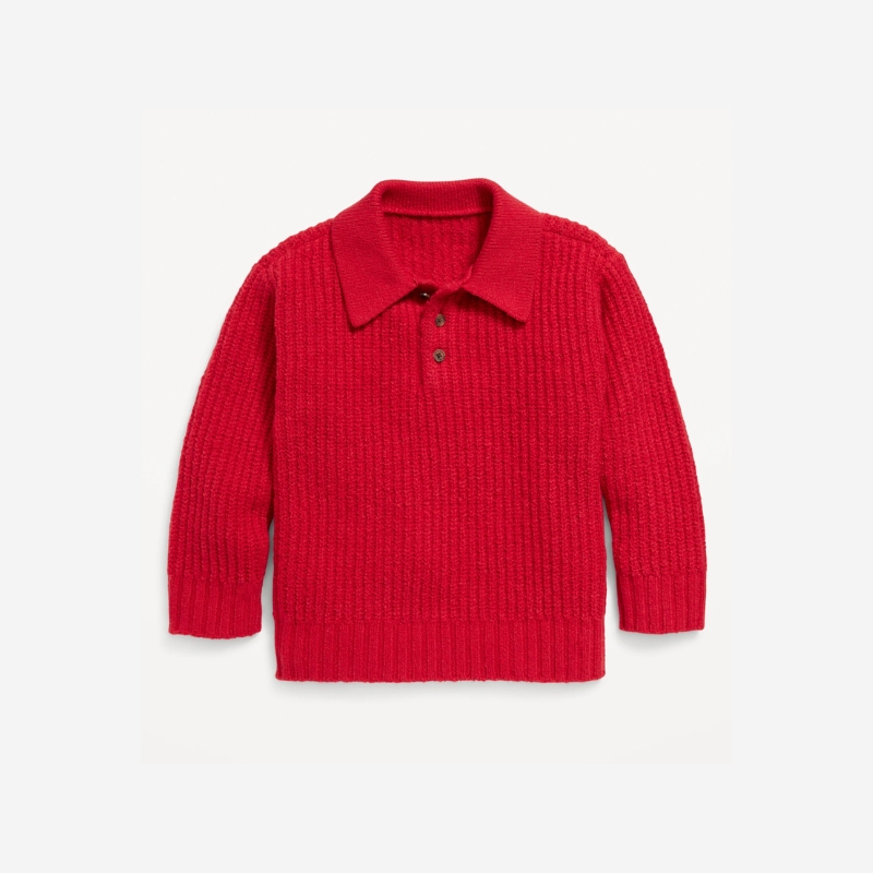 SoSoft Long-Sleeve Collared Boys Sweater