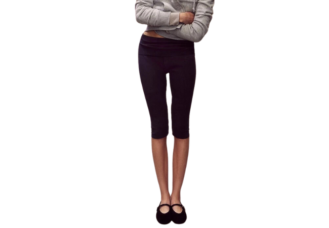 H&M Ribbed Capri Leggings