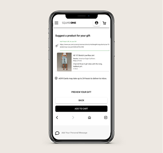 Suggest a product for your gift