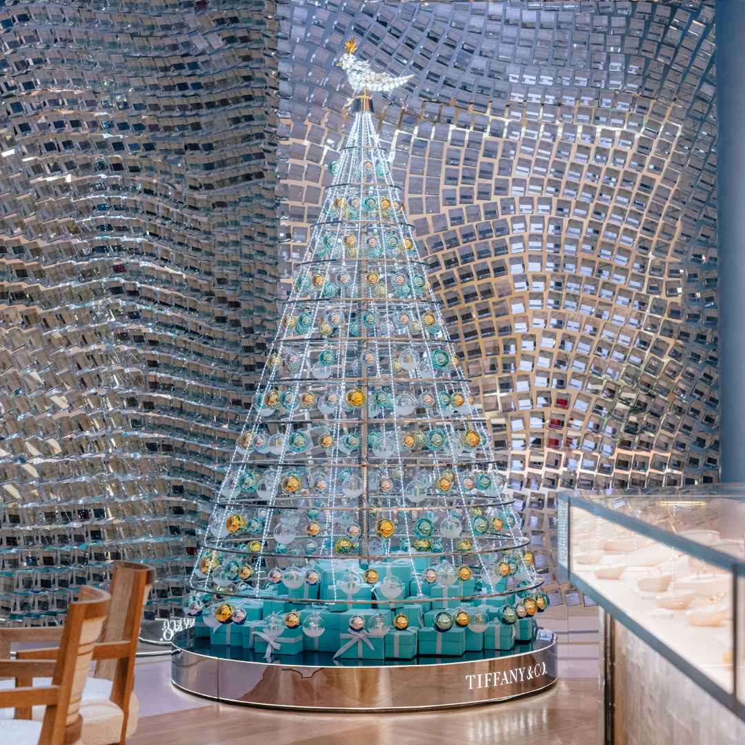 Crystal holiday tree