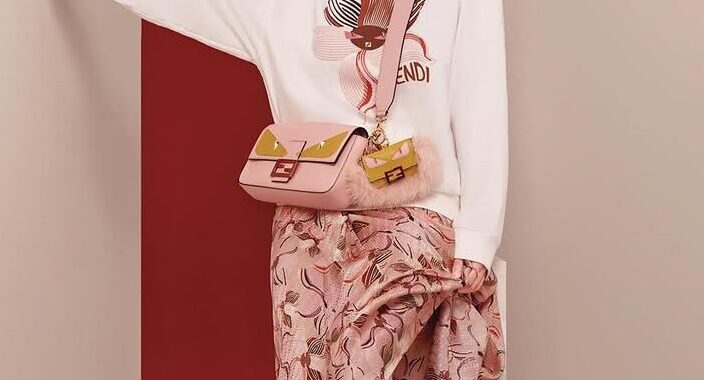 Fendi pink bag