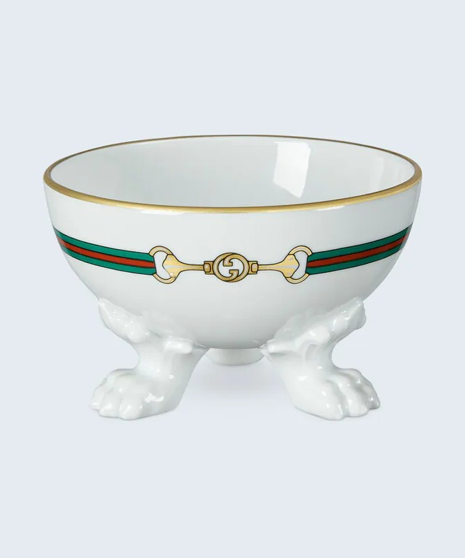 Gucci dog bowl