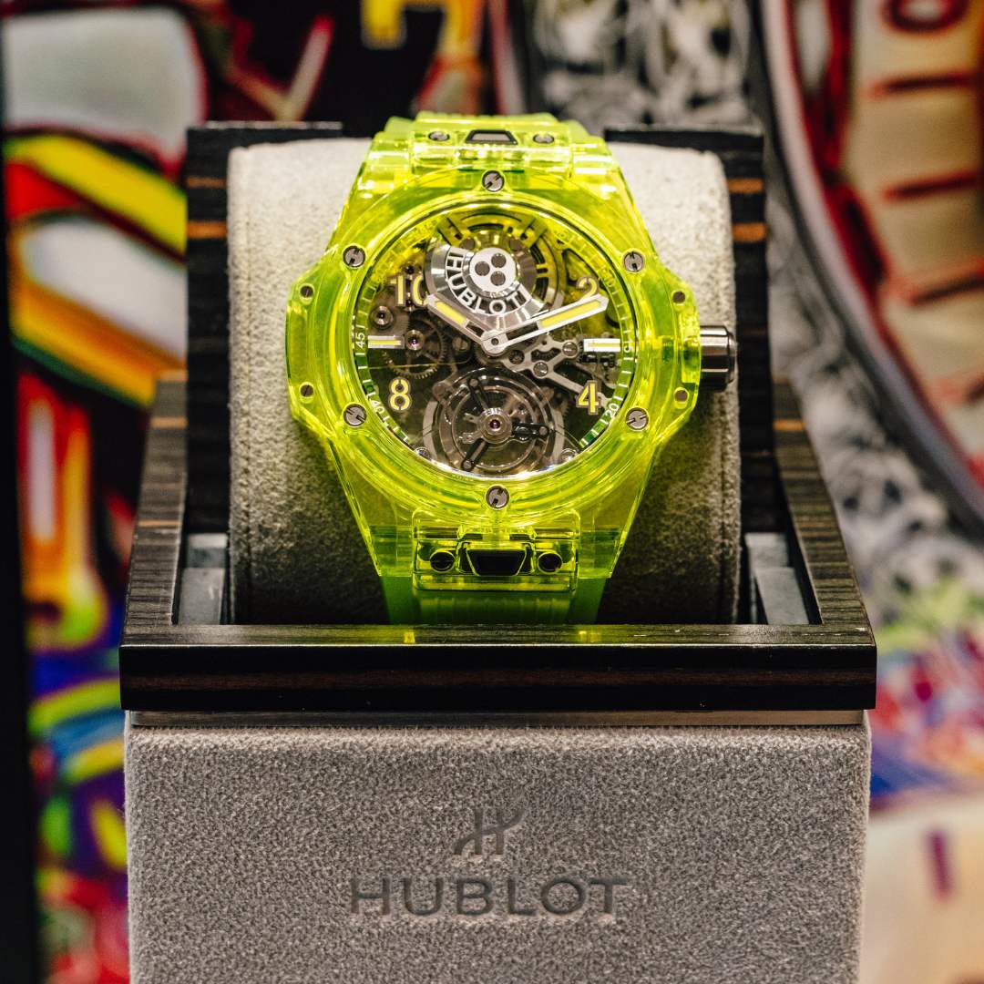 Hublot big bang neon yellow