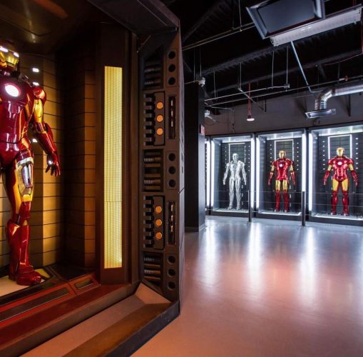 Iron man hall of armor detail