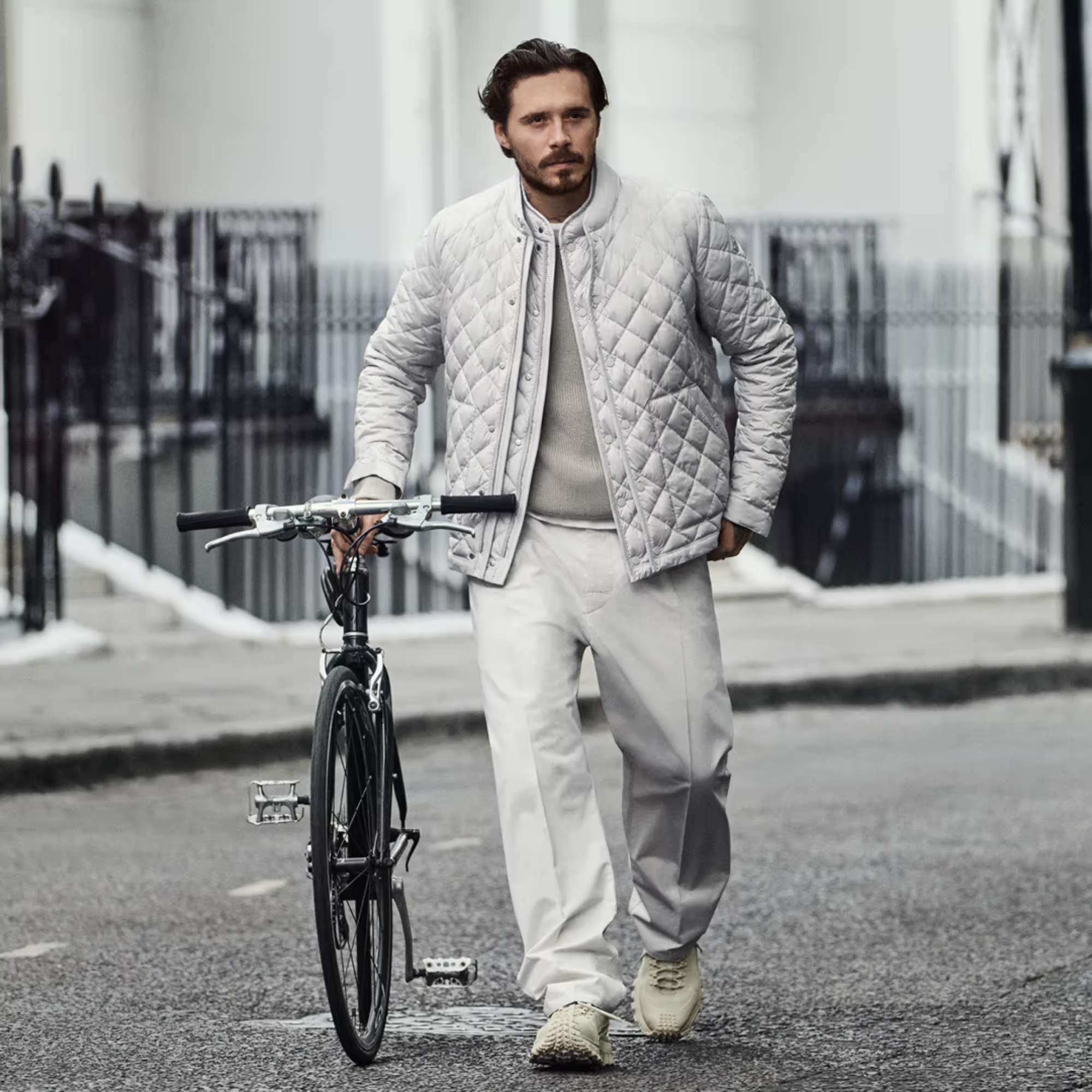 Men with cycle
