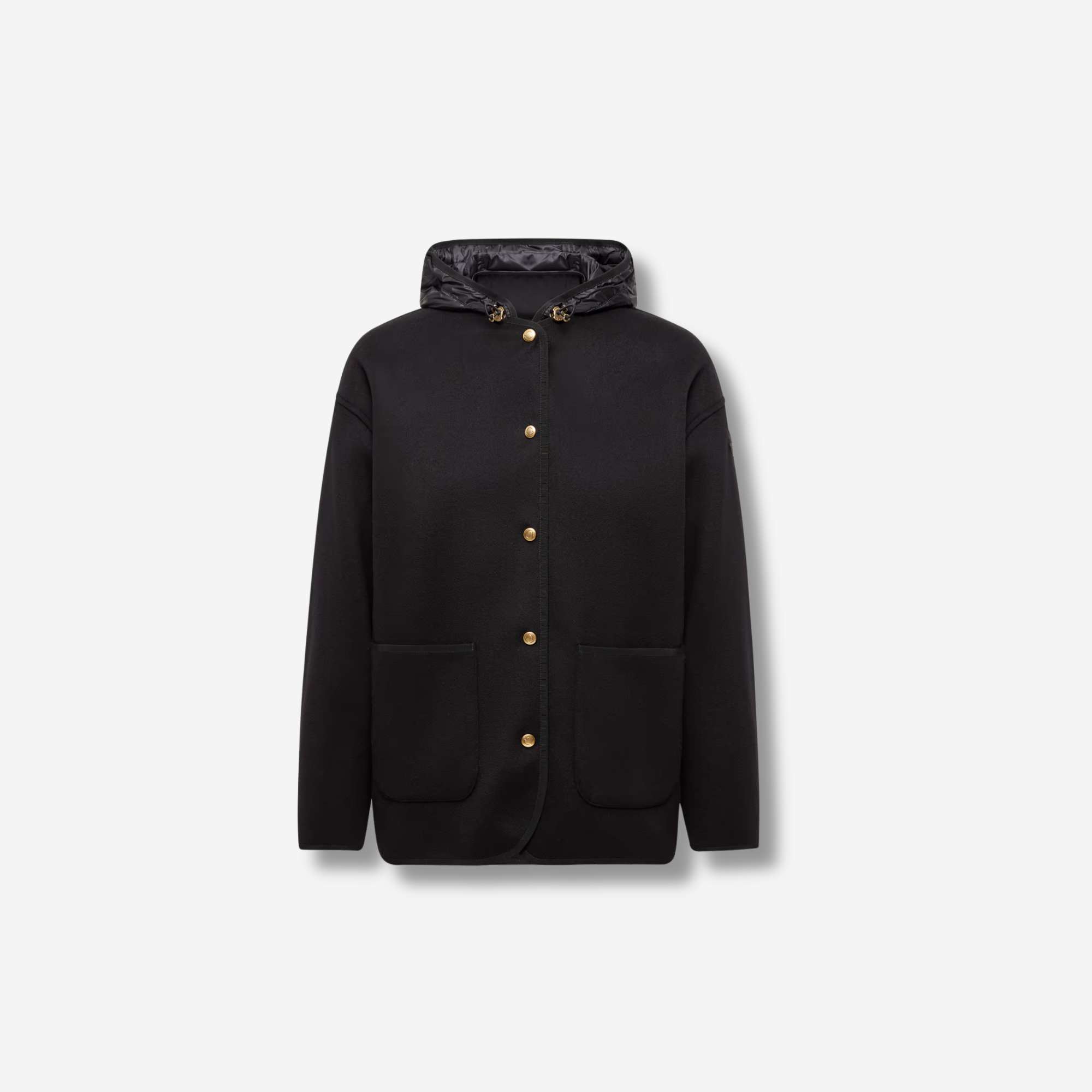 Moncler black full jacket