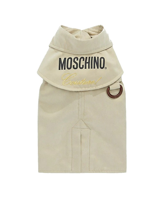 Moschino dog trench