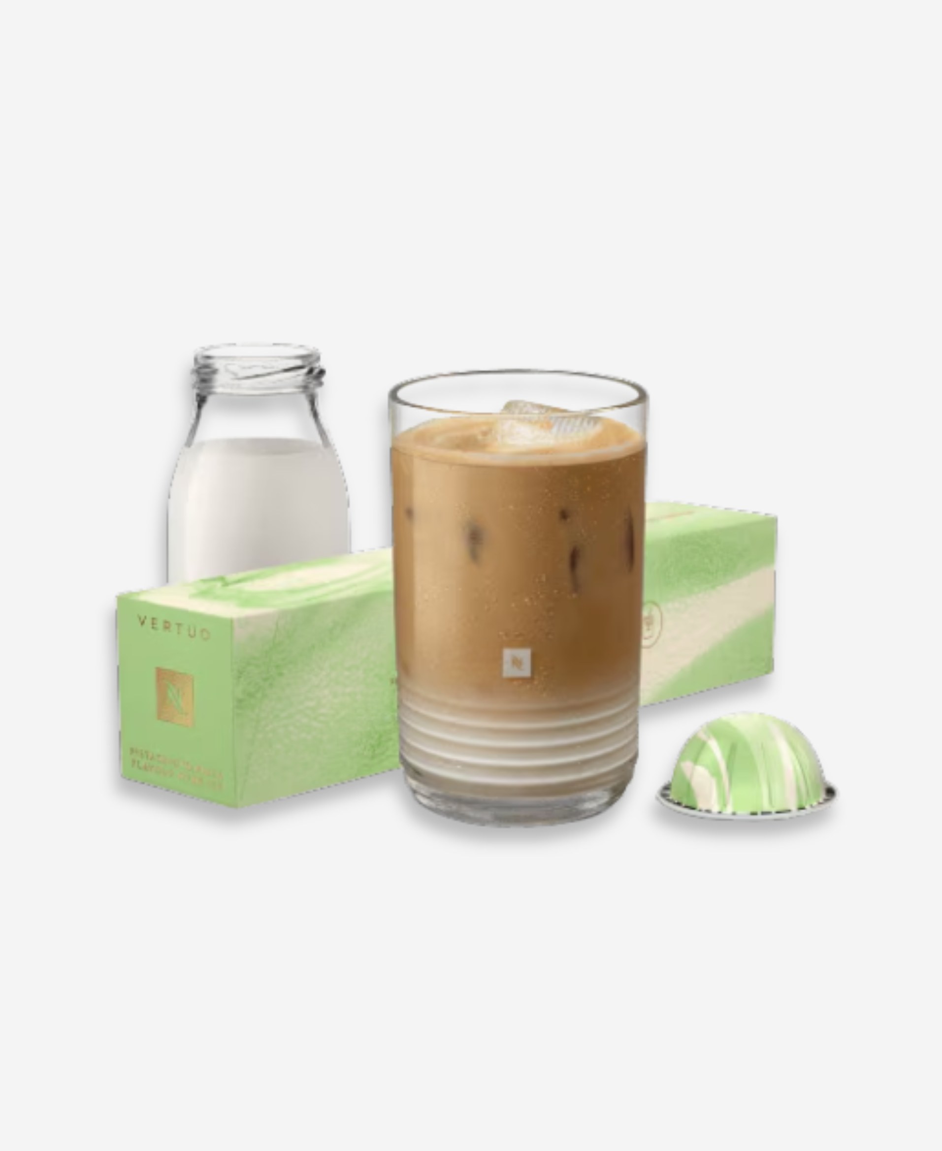 Nespresso Pistachio Vanilla Flavour Over Ice