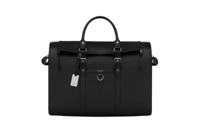 Pet Carrier Bag in Smooth Leather at Saint Laurent