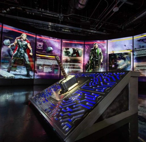 Thor mjolnir interactive exhibit