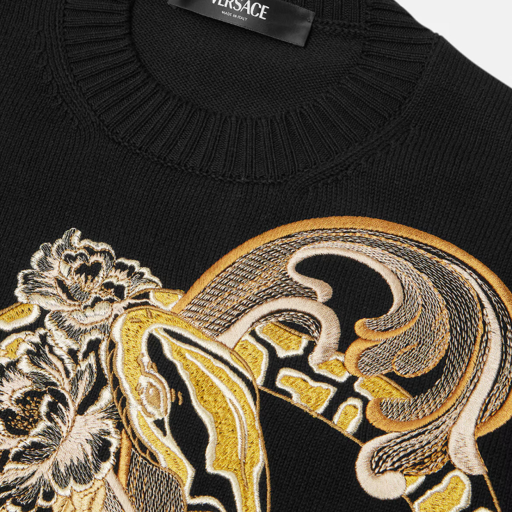 Versace black sweater